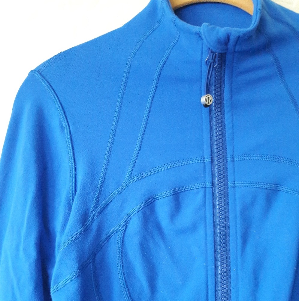 Lululemon "Define" Blue Zip Up Jacket - Picture 2 of 6